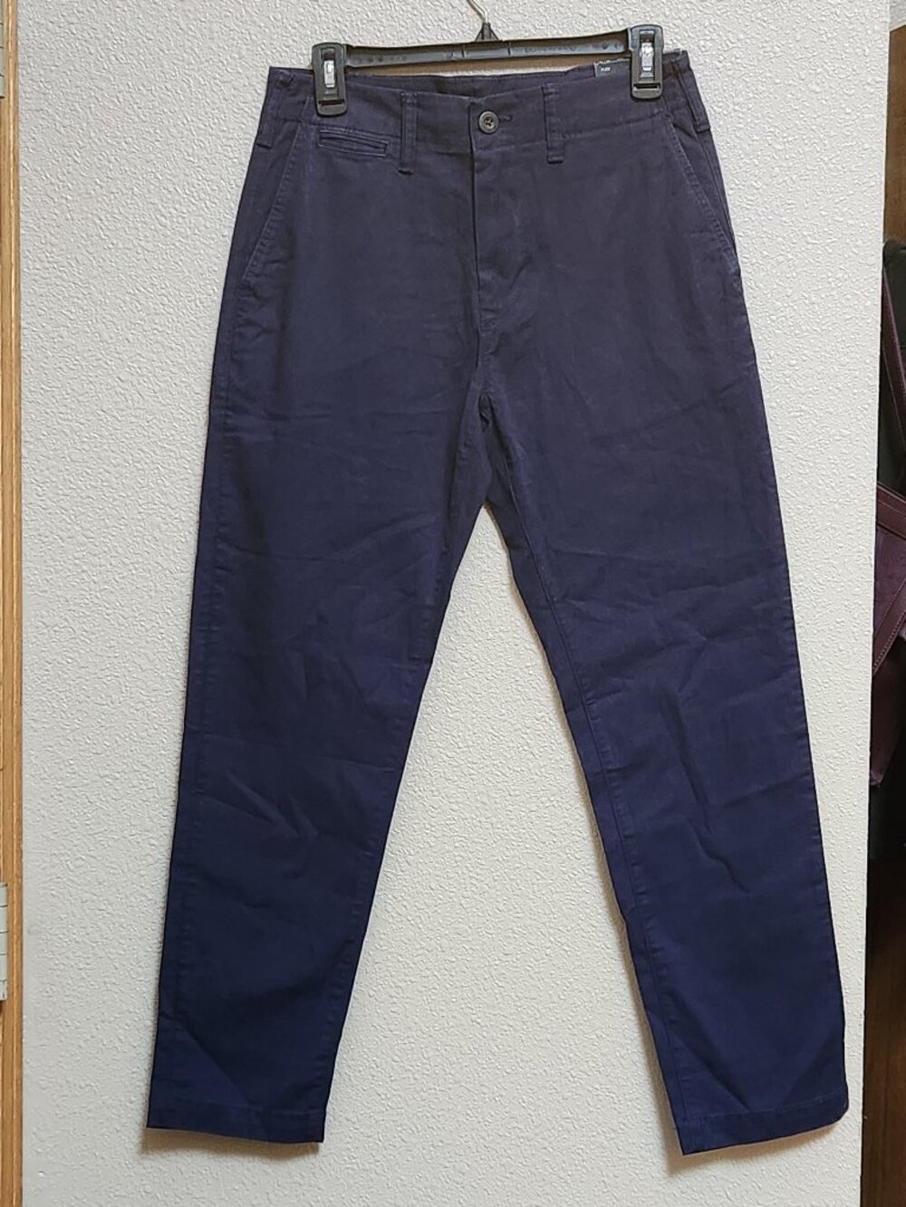 AMERICAN EAGLE Athletic Fit Flex Lived-In Khaki Pant Navy Blue - 28 x 30 NEW NWT
